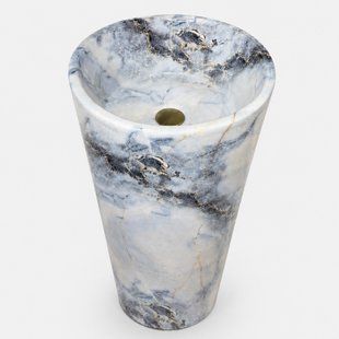 Умивальник VBI Atessa підлоговий 40x40 см granit glossy VBI-019030, Мармур