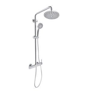 Душова система універсальна Qtap Sloup на два споживача QT57103OC Chrome, Хром