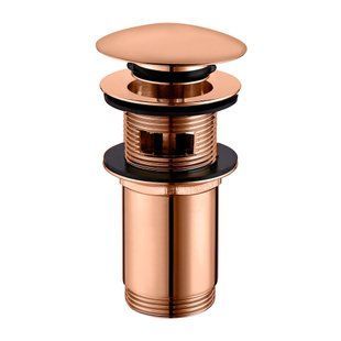 Донный клапан Omnires click-clack copper A706CP, Золотой