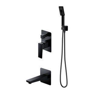 Душова система прихованого монтажу Omnires Parma black mat SYSPMW01BL, Черный матовый