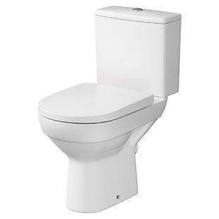 Унитаз-компакт Cersanit City Clean On 011 K35-036 с сидением Soft Close, Белый