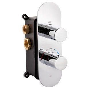 Термостат прихованого монтажу Qtap Votice 65T105OGC, Хром