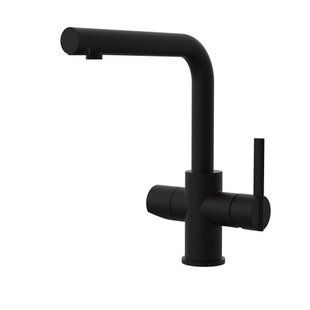 Змішувач для кухні на дві води GRB Kitchen Black 51831512, Чорний/золото