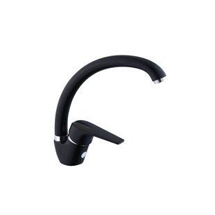Смеситель для кухни Kroner KRM Odra - B035 CV021075, Черный матовый