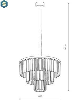 Люстра Nowodvorski 7616 Cristal E14 9x40W IP20 Bl