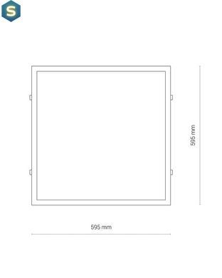 Светодиодная панель Nowodvorski 8460 Cl Itaka LED 40W 3000K 4200Lm IP20 Wh