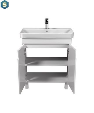 Тумба Мойдодир Simple White 70-U умивальник River 70 біла універсальна, Білий