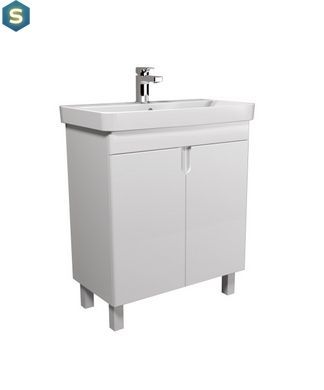 Тумба Мойдодир Simple White 70-U умивальник River 70 біла універсальна, Білий