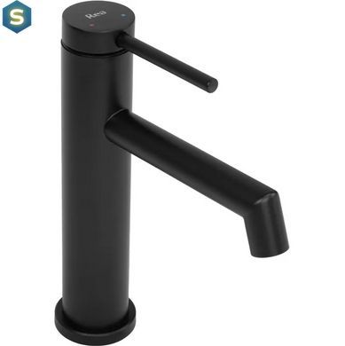 Змішувач для умивальника Rea Foss black низький REA-B5317, Черный матовый