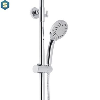 Душевая система универсальная Qtap Sloup на два потребителя QT57103OC Chrome, Хром