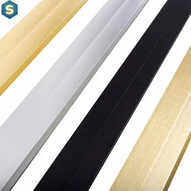 Шторка для ванни Rea Fabian 100 brushed gold розсувна REA-K6527, Універсальна, прозорий, золотий