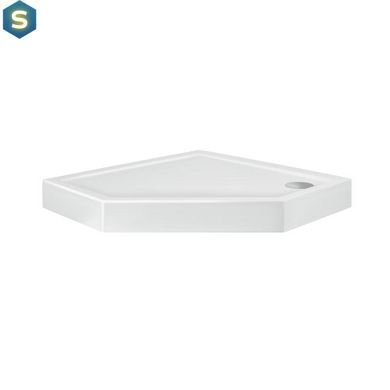 Набір: Qtap душова кабіна Scorpio CRM10995-AC6 Clear 2120x900x900 мм + піддон Diamond 309912 90x90x12 см з сифоном, Хром, Універсальна, прозорий