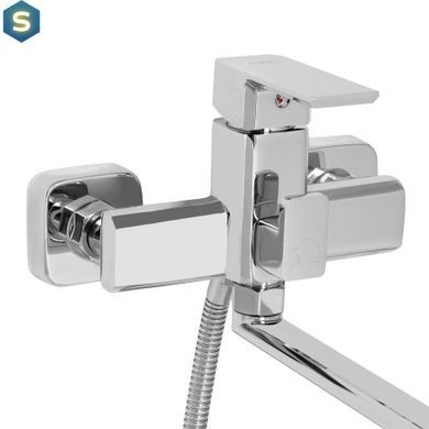 Смеситель для ванны Lidz Dozorca 005 с поворотным изливом (c душевым гарнитуром) (k35) LDDOZ005CRM45405 Chrome, Хром
