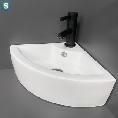 Умивальник VBI Fano white накладний підвісний VBI-015612, Білий