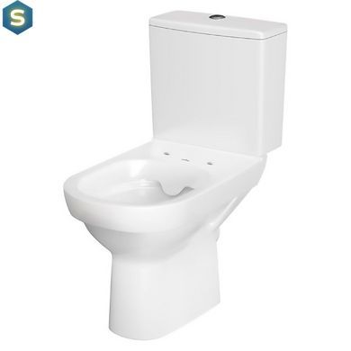 Унитаз-компакт Cersanit City Clean On 011 K35-036 с сидением Soft Close, Белый