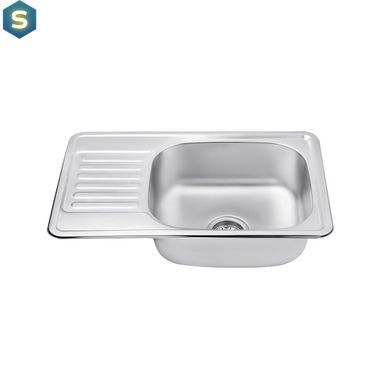 Кухонна мийка Kroner KRP Satin-6642 (0,8 мм) CV025281, Satin
