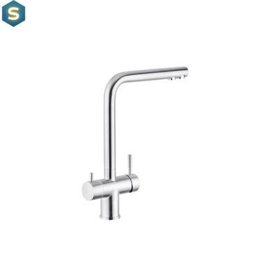 Смеситель для кухни с подключением к фильтру Kroner KRP Edelstahl Klassisch - ESG03811 CV027932, Нержавеющая сталь
