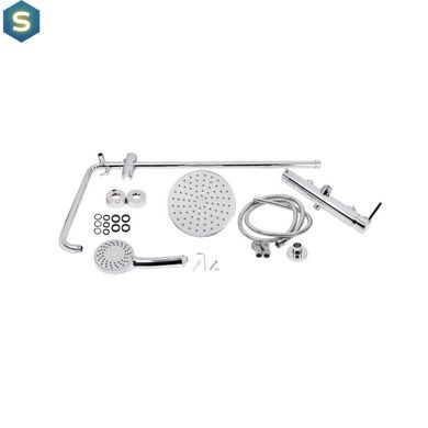 Душевая система универсальная Qtap Sloup на два потребителя QT57103OC Chrome, Хром