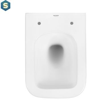 Комплект 4 в 1: Інсталяція GROHE Rapid SL 3 в 1 3884966Q + Унітаз безободковий Kroner Eifel WHI483429 TORNADO з сидінням Slim Duroplast / Soft-close / Quick relase KE483429WHIT (3884966KE483429)