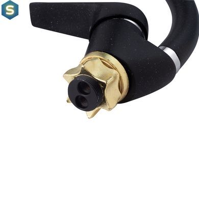 Смеситель для кухни Kroner KRM Odra - B035 CV021075, Черный матовый