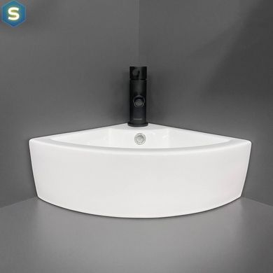 Умивальник VBI Fano white накладний підвісний VBI-015612, Білий