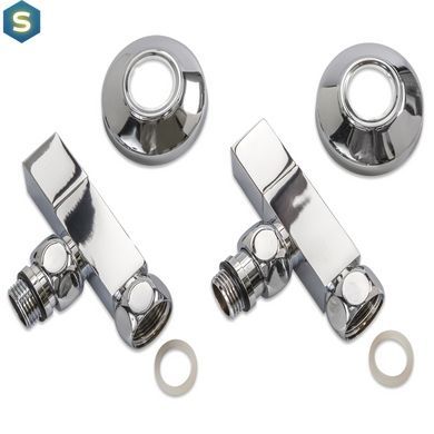 Кран кутовий Luxon для рушникосушки 1/2"-3/4" Кватро (LX-851) 71401060