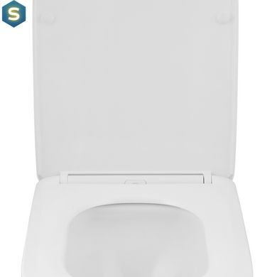 Комплект 4 в 1: Інсталяція GROHE Rapid SL 3 в 1 3884966Q + Унітаз безободковий Kroner Eifel WHI483429 TORNADO з сидінням Slim Duroplast / Soft-close / Quick relase KE483429WHIT (3884966KE483429)