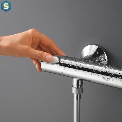 Смеситель термостатический для душа Grohe QuickFix Precision Flow 34840000, Хром