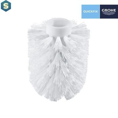 Запасна щітка для туалетного йоржику Grohe QuickFix Start 41201L00, Білий