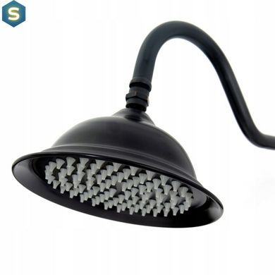 Душевая система Rea Retro Old black черный REA-P2366, Черный/золото