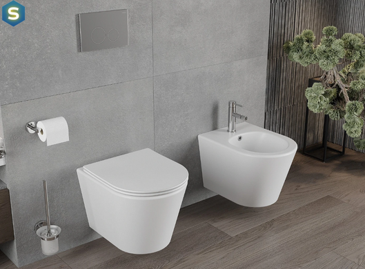 Підвісний унітаз Mexen Rico White Matt MEX-30724001, Белый матовый