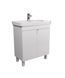 Тумба Мойдодир Simple White 70-U умивальник River 70 біла універсальна, Білий