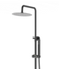 Душевая система Corsan Lugo black с термостатом CMN01TBL, Черный матовый