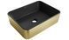 Умивальник Mexen Catia brushed gold black matt накладний MEX-21314877, Золотий