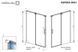 Душові двері Radaway Espera DWJ 110 см 380545-01L+380211-01L