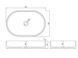 Умывальник Asignatura Delight 58x38 75701604, Белый матовый