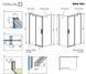 Душевая кабина Radaway Idea KDJ 130Lx90R 387043-54-01L+387050-54-01R