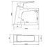 Смеситель для умывальника Koller Pool Neon Cube NC0200, Хром