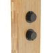 Душевая панель Corsan Balti 2.0 bamboo black B001MBL, Дуб