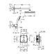 Душова система термостатична Grohe QuickFix Precision з Vitalio Comfort 250 348822430, Черный матовый