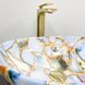 Умивальник (раковина) VBI PARMA MARBLE BLUE накладний, узор