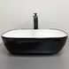 Умывальник VBI Ravenna black white glossy накладной VBI-011226, Черный/золото