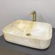 Умывальник VBI Palermo marble yellow накладний VBI-012309, Мармур