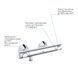Смеситель термостатический для душа Grohe QuickFix Precision Flow 34840000, Хром