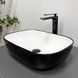 Умывальник VBI Ravenna black white glossy накладной VBI-011226, Черный/золото