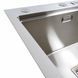 Кухонная мойка Platinum Handmade 50x50 нержавейка с подставкой для ножей + сифон, дозатор и корзинка, Нержавеющая сталь