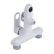 Смеситель для ванны Qtap Jay (c душевым гарнитуром) QTJAY259CRW45553 Chrome/White, Белый