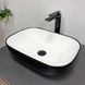 Умывальник VBI Ravenna black white glossy накладной VBI-011226, Черный/золото