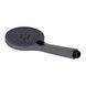 Смеситель для ванны Qtap Vlasta New (c душевым гарнитуром) QTVLA259GMB45643 Gunmetal Black PVD, Шлифованный черный хром