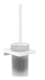 Йоржик підвісний Hansgrohe AddStoris Matt White/скло 41752700